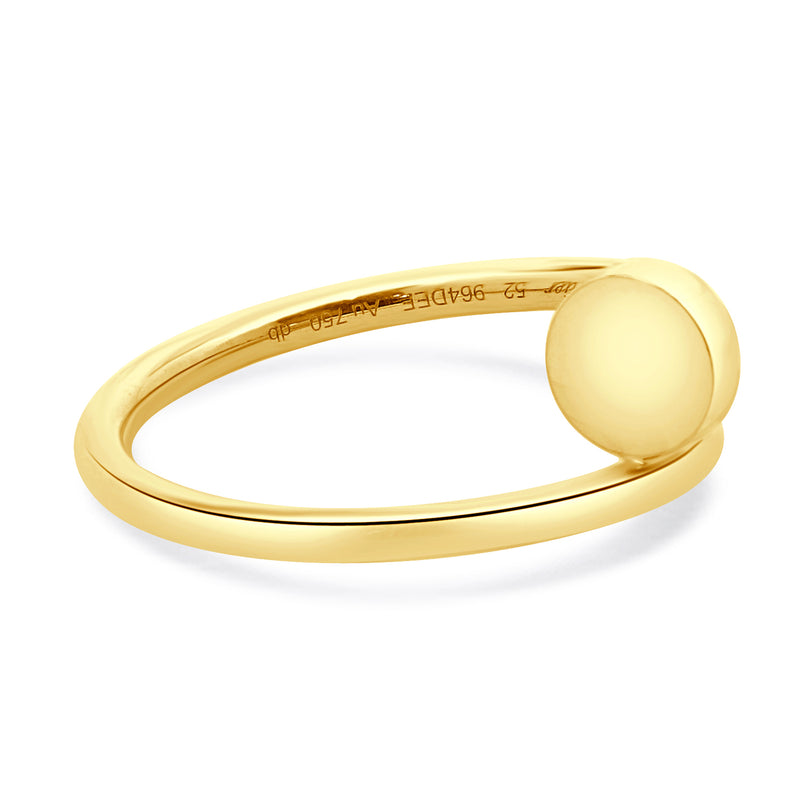 Cartier 18 Karat Yellow Gold Juste Un Clou Ring, Small Model