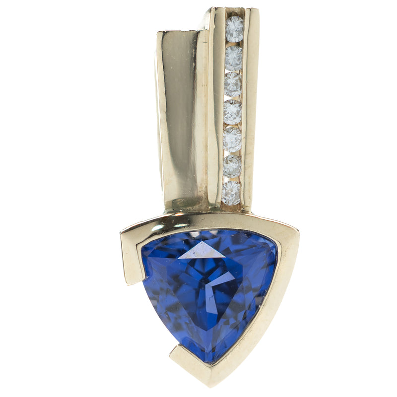 Salt & Pepper Trillion-Cut Diamond Necklace | Magpie Jewellery