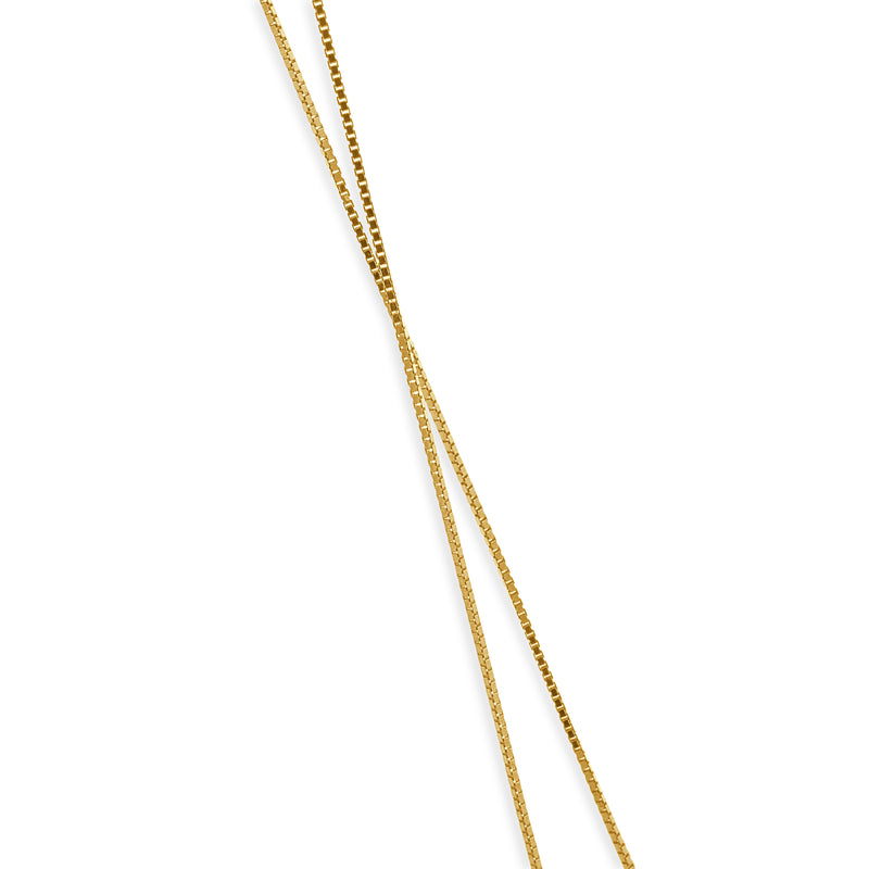 14 Karat Yellow Gold Amethyst and Diamond Drop Necklace