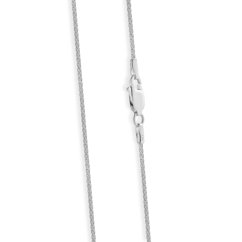 18 Karat White Gold Pink Tourmaline and Diamond Necklace