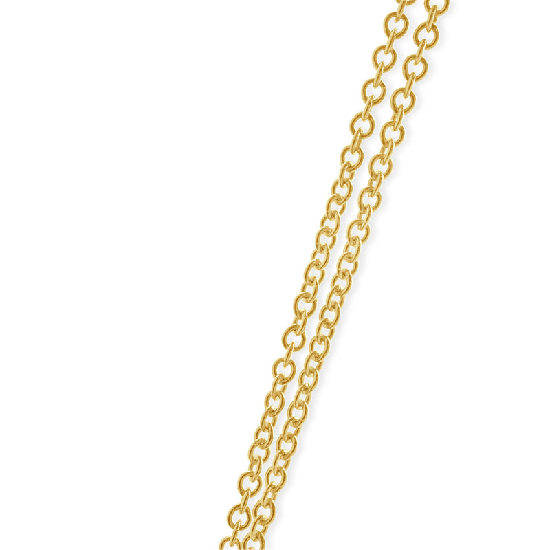 14 Karat Yellow Gold Multi-Stone & Diamond Necklace