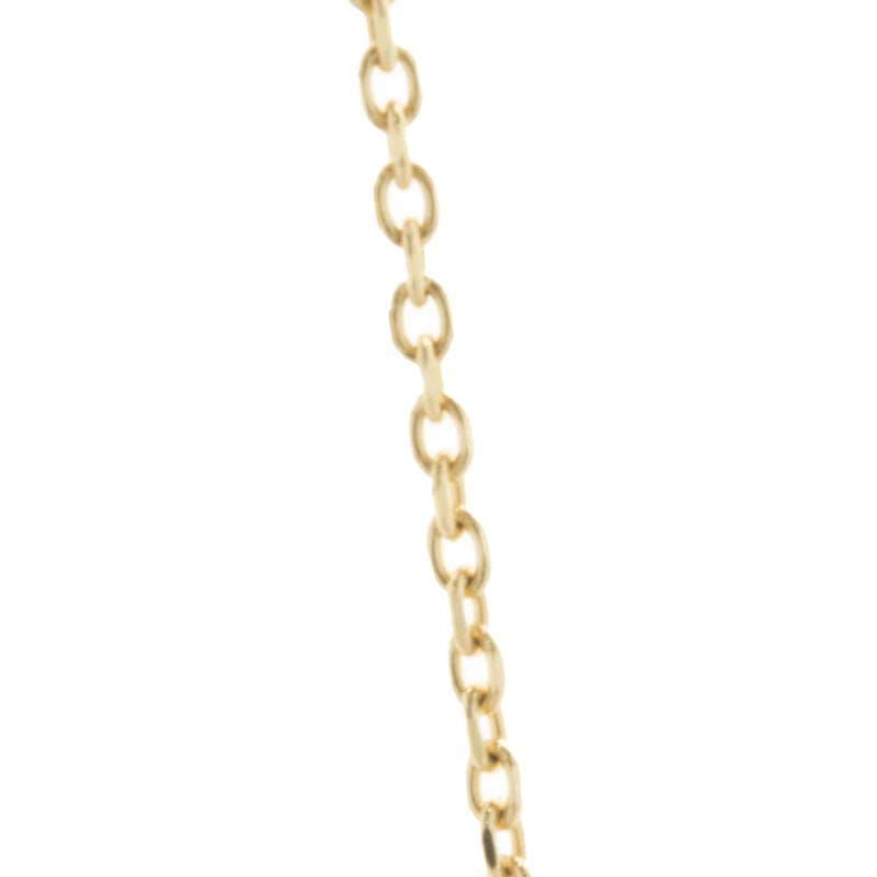 14 Karat Yellow Gold Freshwater Pearl Swirl Necklace