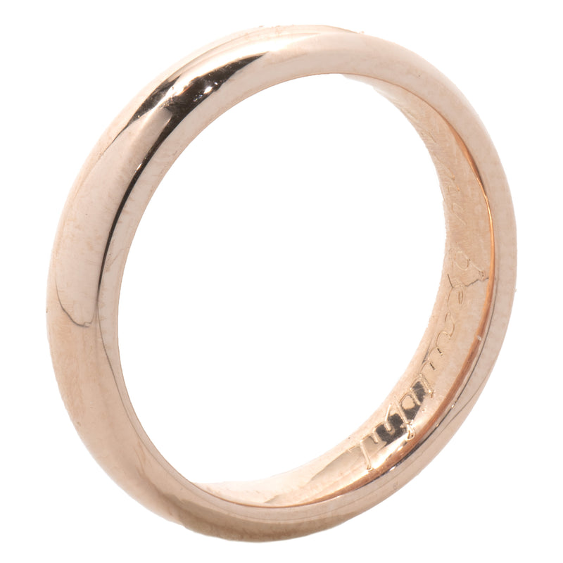 14 Karat Rose Gold 4MM Band