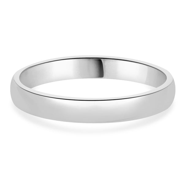 14 Karat White Gold 2.70MM Band