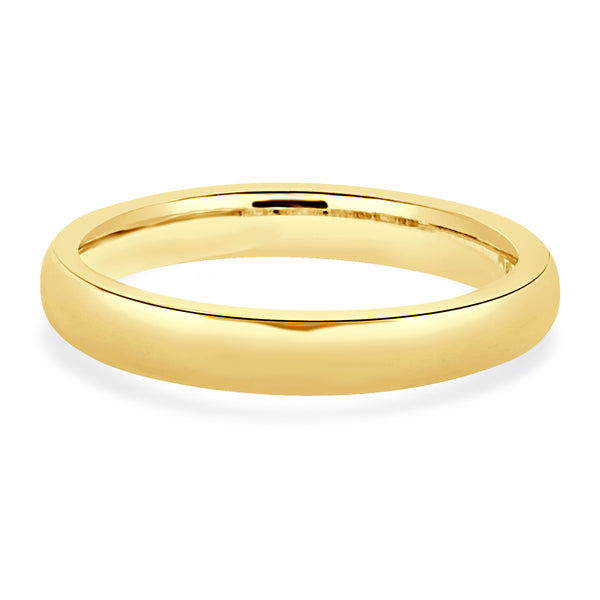 18 Karat Yellow Gold 3MM Band