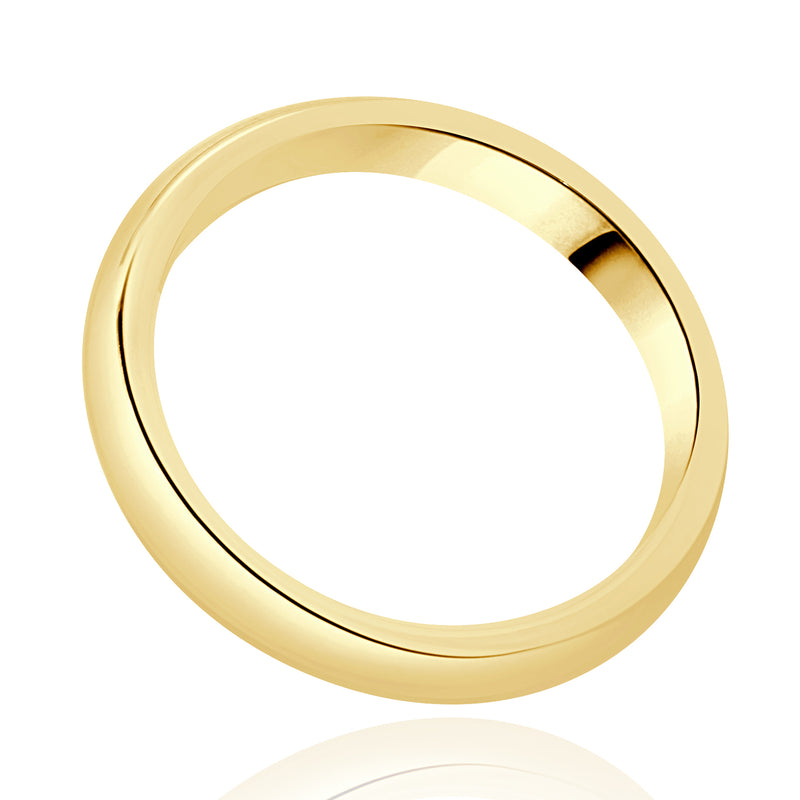 18 Karat Yellow Gold 3MM Band