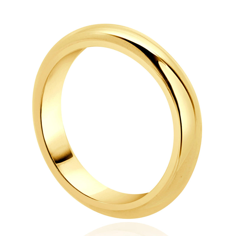 18 Karat Yellow Gold 4MM Band