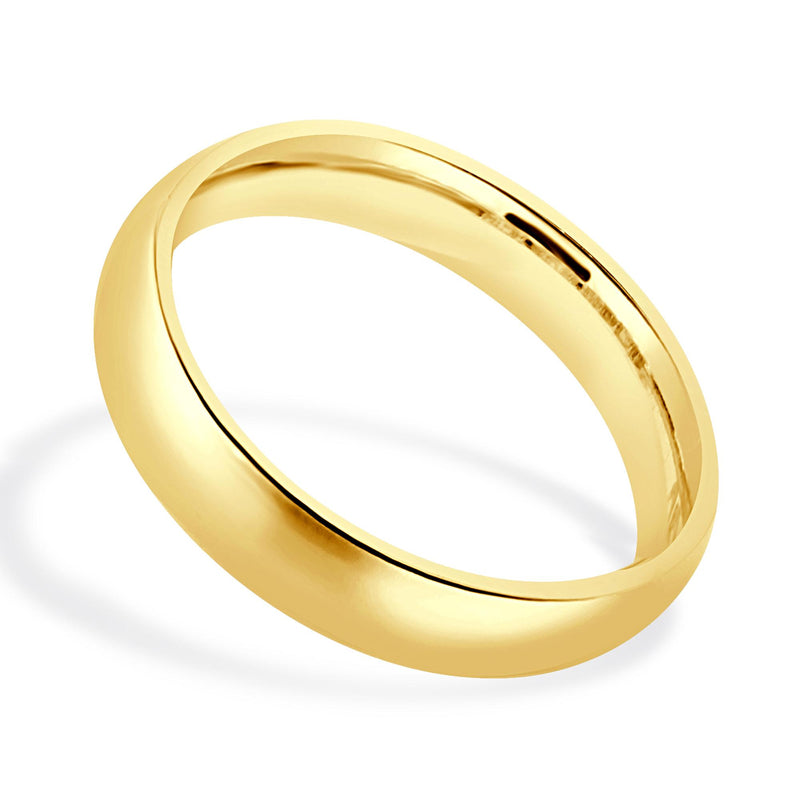 14 Karat Yellow Gold 5MM Band