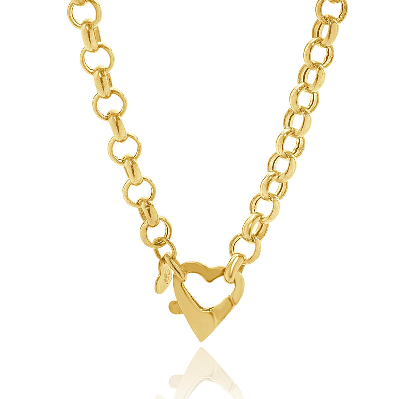 Milor 18 Karat Yellow Gold Rolo Chain