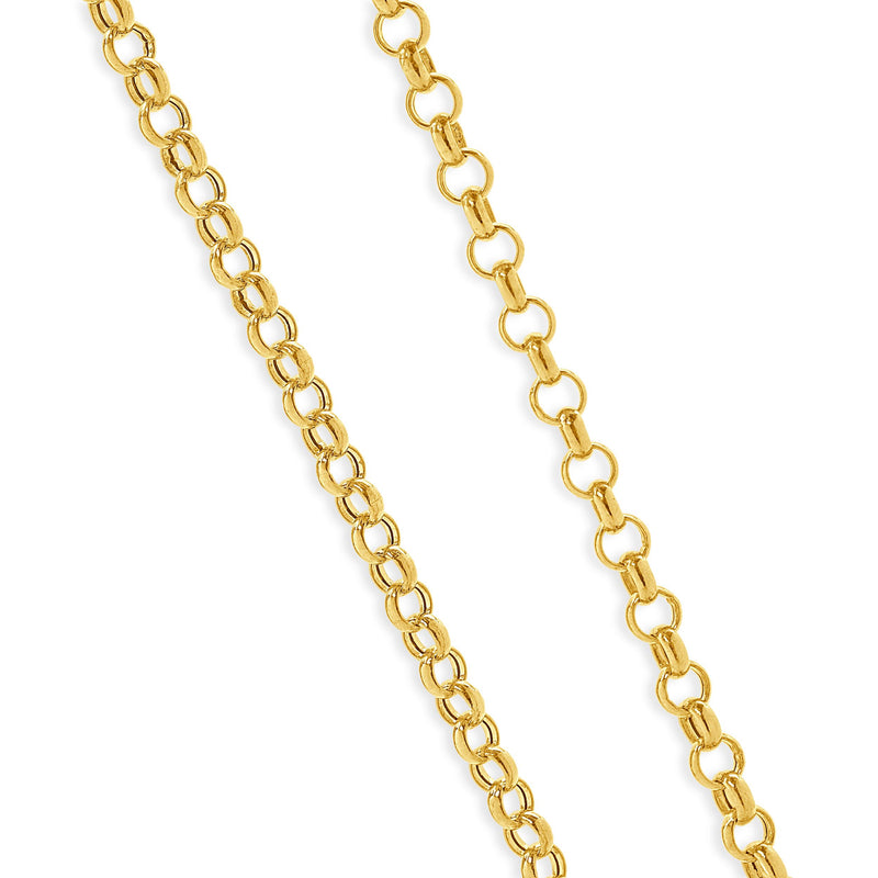 Milor 18 Karat Yellow Gold Rolo Chain