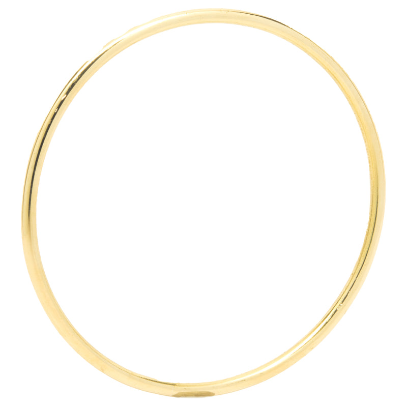 18 Karat Yellow Gold Bangle Bracelet