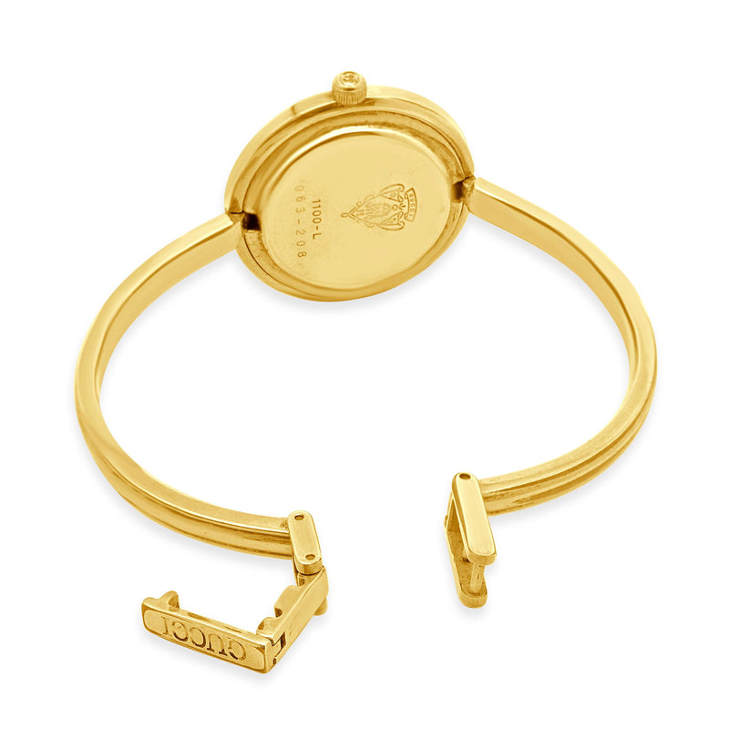 Gucci Stainless Steel Interchangeable Bezel Ladies Watch