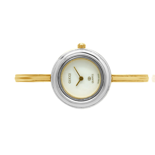 Gucci Stainless Steel Interchangeable Bezel Ladies Watch