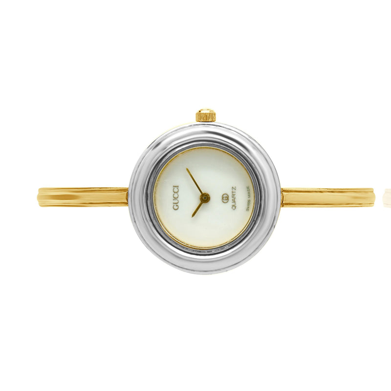 Gucci Stainless Steel Interchangeable Bezel Ladies Watch