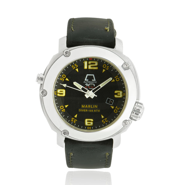 Anonimo Stainless Steel Marlin Opera Meccana 50mm