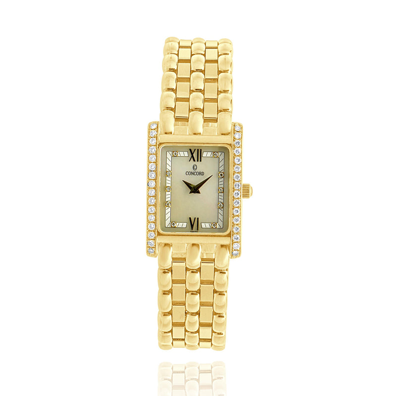 Concord 18K Yellow Gold Veneto MOP Ladies Watch