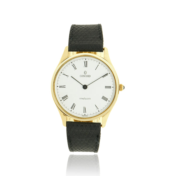 Concord 14 Karat Yellow Gold Ultrathin 34MM