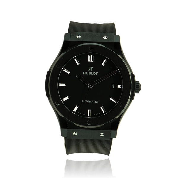 Hublot Satin Black Ceramic Classic Fusion “ Black Magic” 42mm