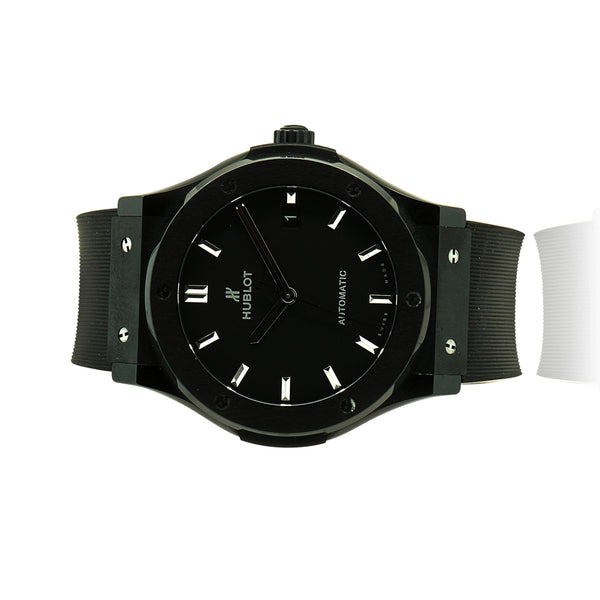 Hublot Satin Black Ceramic Classic Fusion “ Black Magic” 42mm