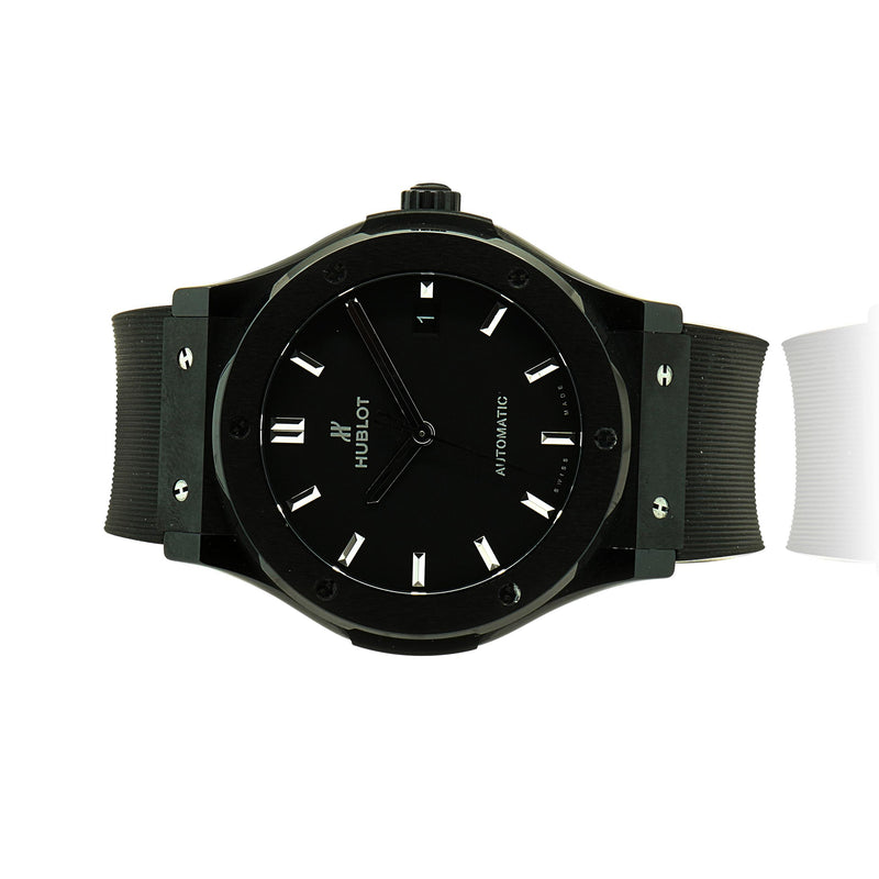 Hublot Satin Black Ceramic Classic Fusion “ Black Magic” 42mm