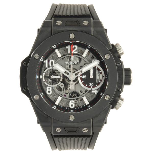 Hublot Black Stainless Steel Big Bang Aero Bang