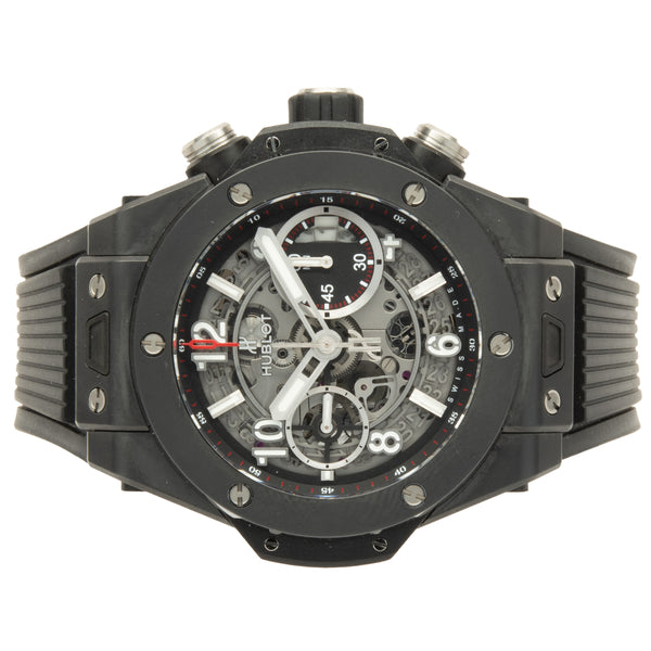 Hublot Black Stainless Steel Big Bang Aero Bang