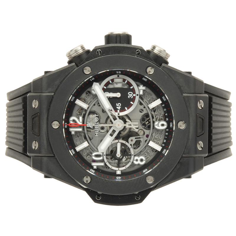 Hublot Black Stainless Steel Big Bang Aero Bang