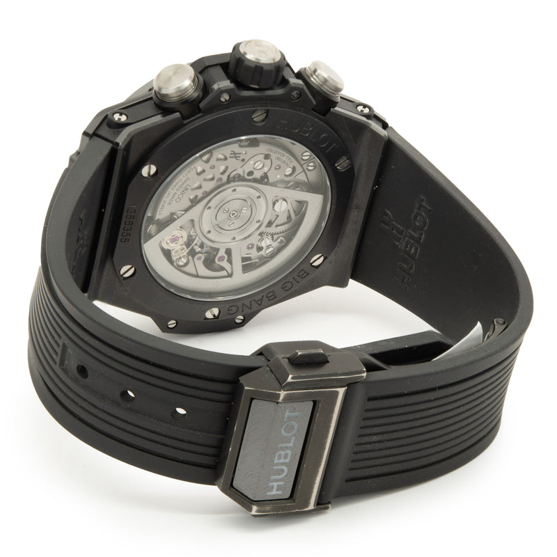 Hublot Black Stainless Steel Big Bang Aero Bang