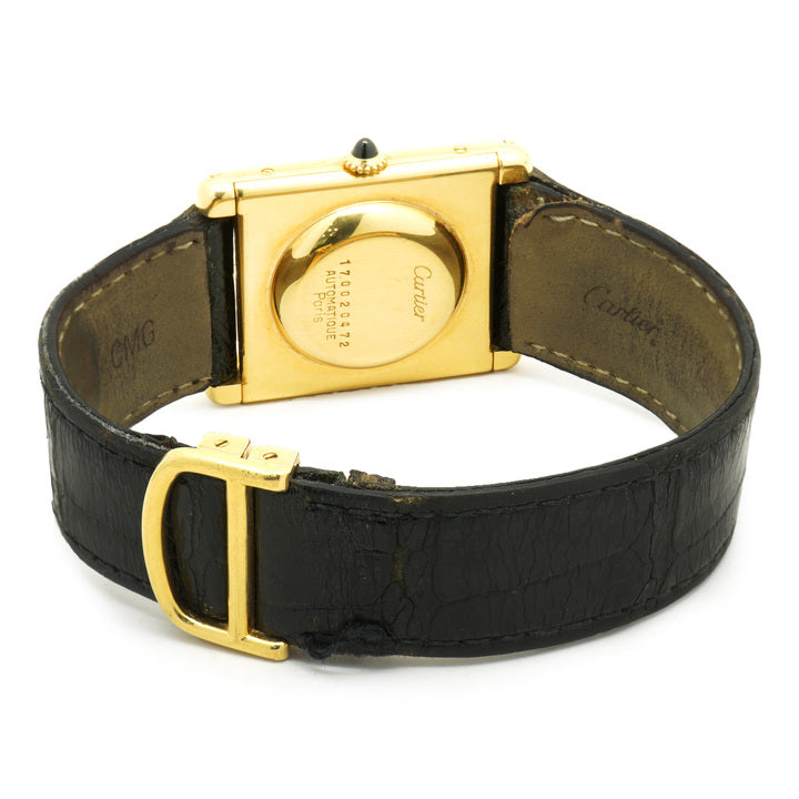 Cartier 18 Karat Yellow Gold Vintage Tank Large
