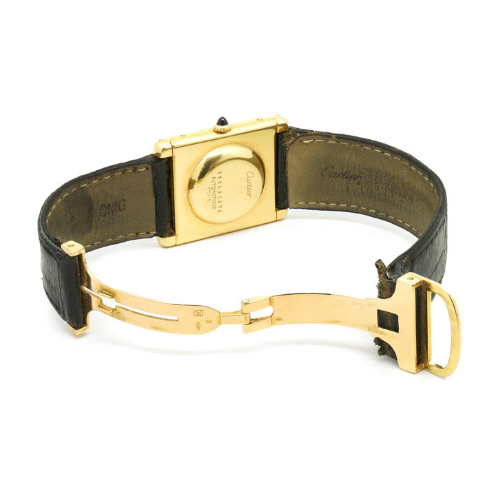 Cartier 18 Karat Yellow Gold Vintage Tank Large