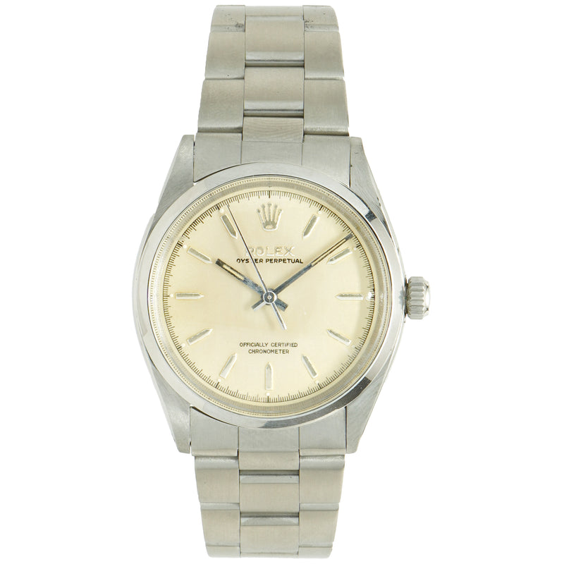 Rolex Stainless Steel Vintage Oyster Perpetual 34