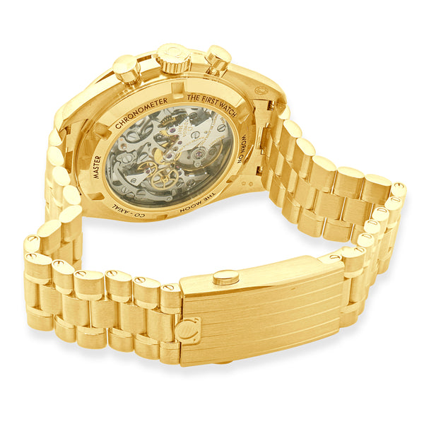 Omega 18 Karat Yellow Gold Speedmaster Moonwatch “Moonshine Gold”