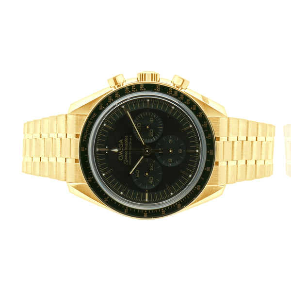 Omega 18 Karat Yellow Gold Speedmaster Moonwatch “Moonshine Gold”