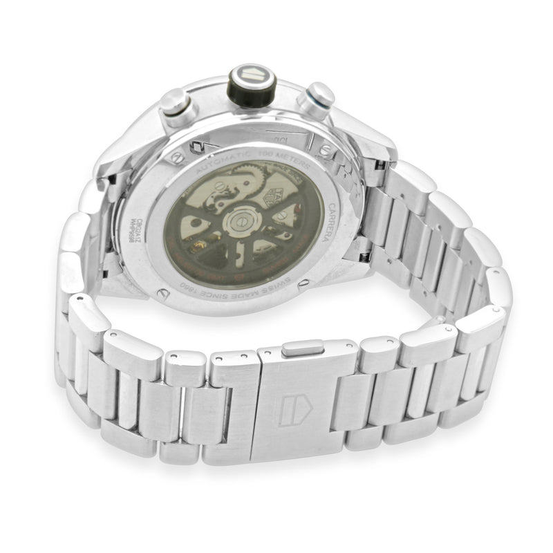 Tag Heuer Stainless Steel Carrera GMT Chronograph
