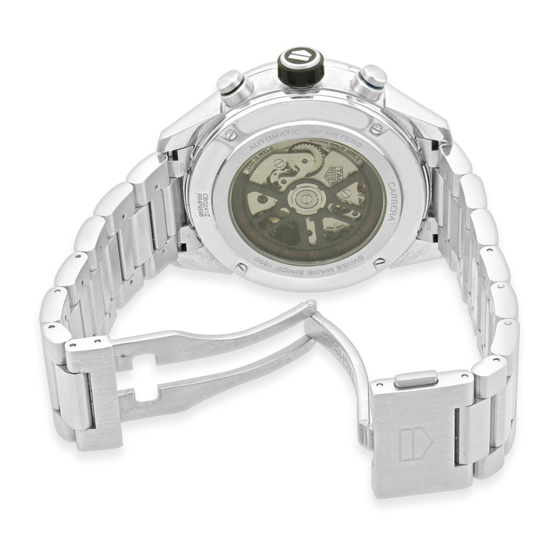 Tag Heuer Stainless Steel Carrera GMT Chronograph