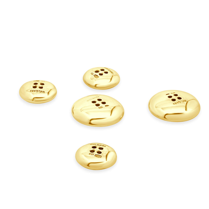 Bulgari 18 Karat Yellow Gold 5 Button Collection