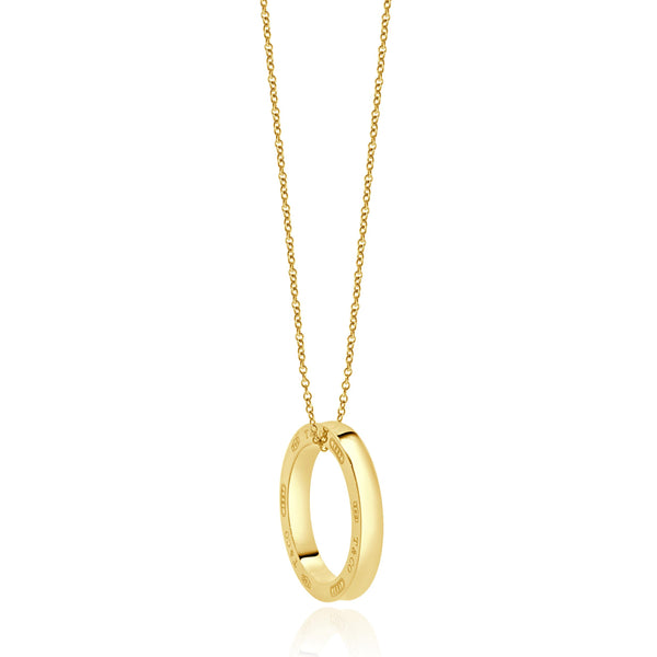 Tiffany & Co. 18 Karat Yellow Gold 1837 Collection Necklace