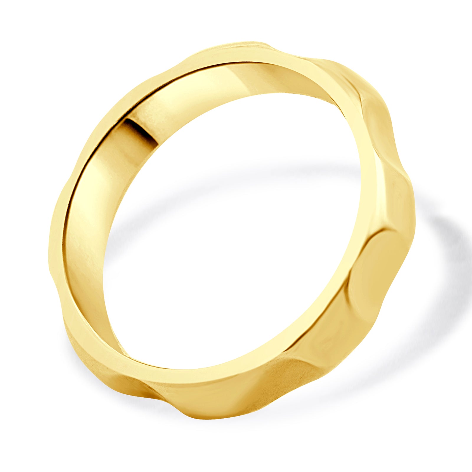 Tiffany & Co. Paloma Picasso 18 Karat Yellow Gold Groove Ring