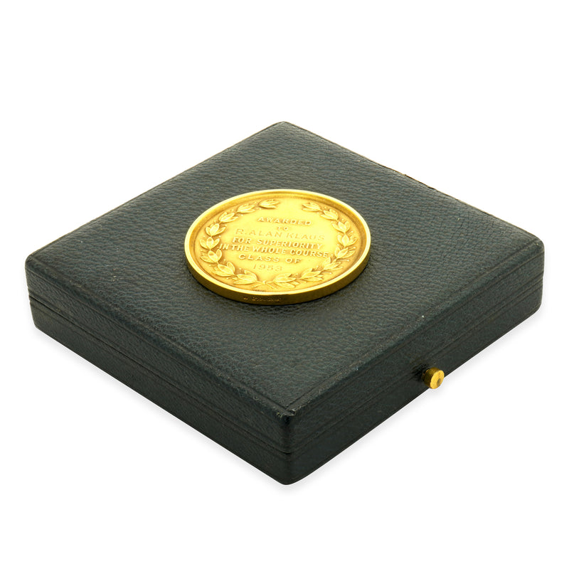 Tiffany & Co. 18 Karat Yellow Gold Heminway Medal Indian 1953