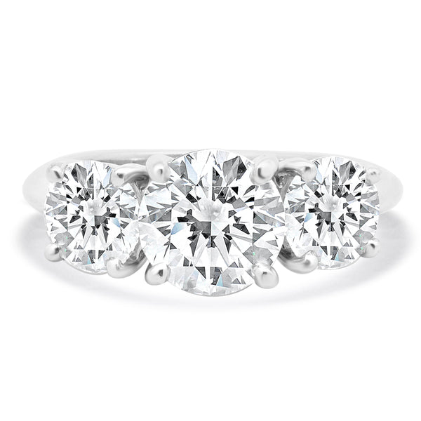 Tiffany & Co. Platinum Three Diamond Engagement Ring