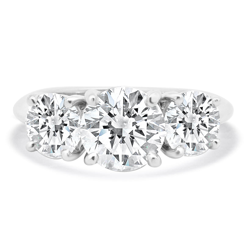 Tiffany & Co. Platinum Three Diamond Engagement Ring