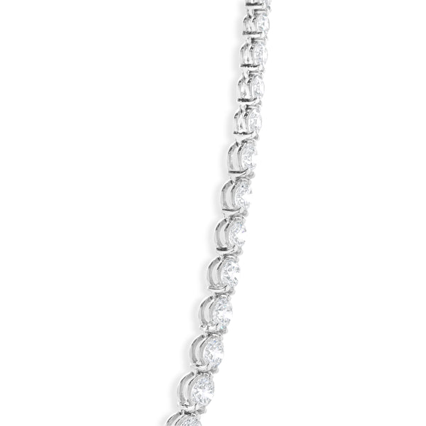 Tiffany & Co. Victoria Platinum Graduated Line Diamond Necklace