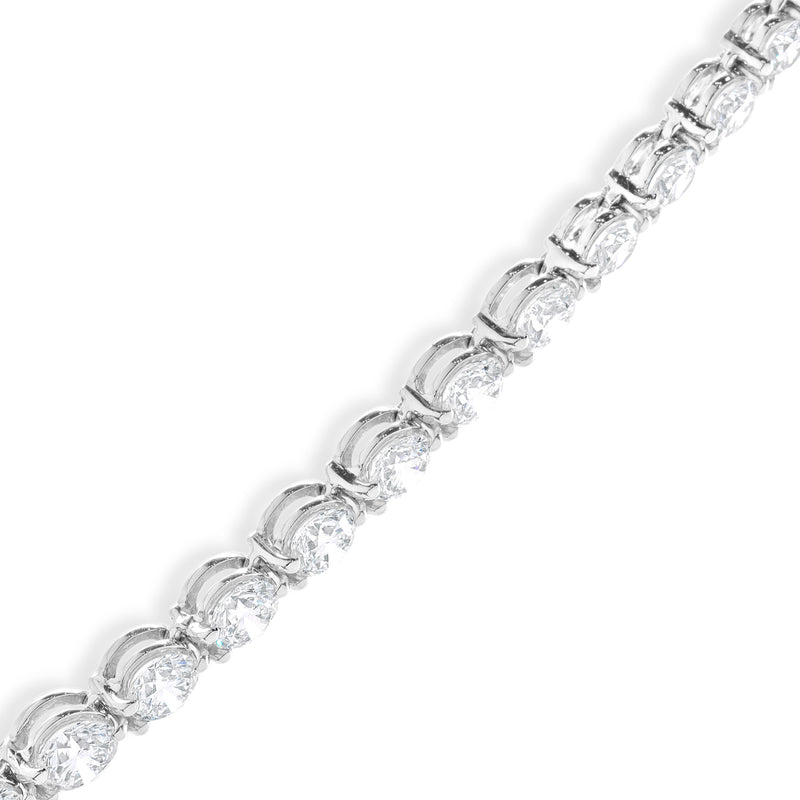 Tiffany & Co. Victoria Platinum Graduated Line Diamond Necklace