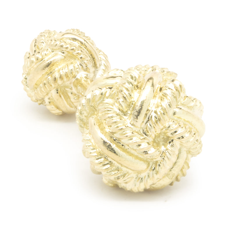 Tiffany & Co. Schlumberger 18 Karat Yellow SINGLE Double Knot Cufflink