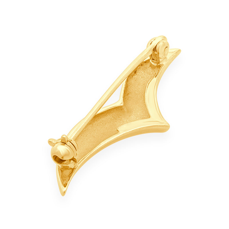 Tiffany & Co. 18 Karat Yellow Gold Seagull Pin