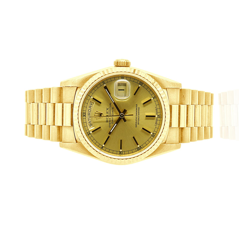 Rolex 18 Karat Yellow Gold Day-Date President 36