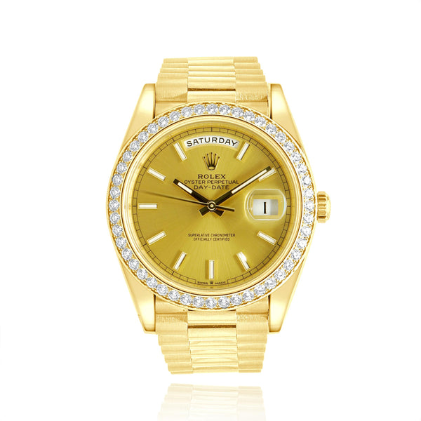 Rolex 18 Karat Yellow Gold Day-Date President 40mm