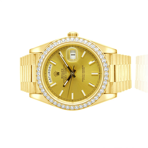 Rolex 18 Karat Yellow Gold Day-Date President 40mm