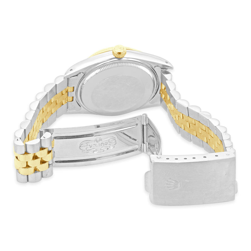 Rolex Two Tone Yellow Gold Date 34mm