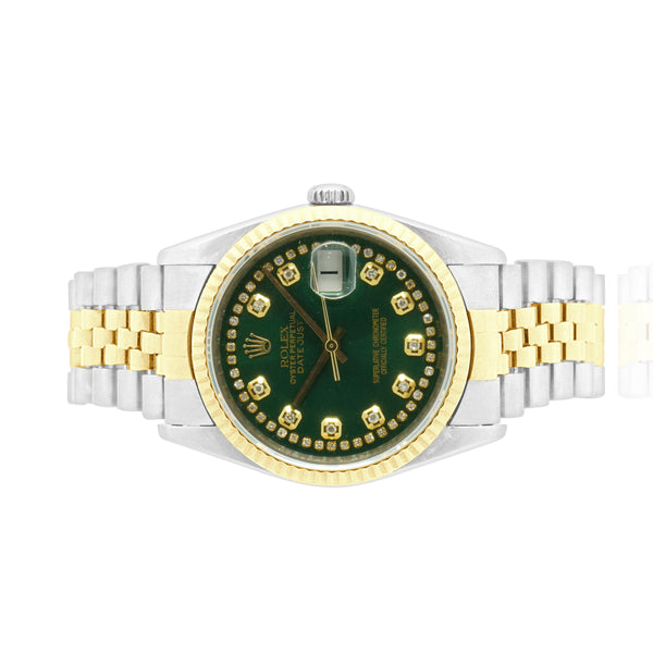 Rolex Stainless Steel & 18 Karat Yellow Gold Datejust 36